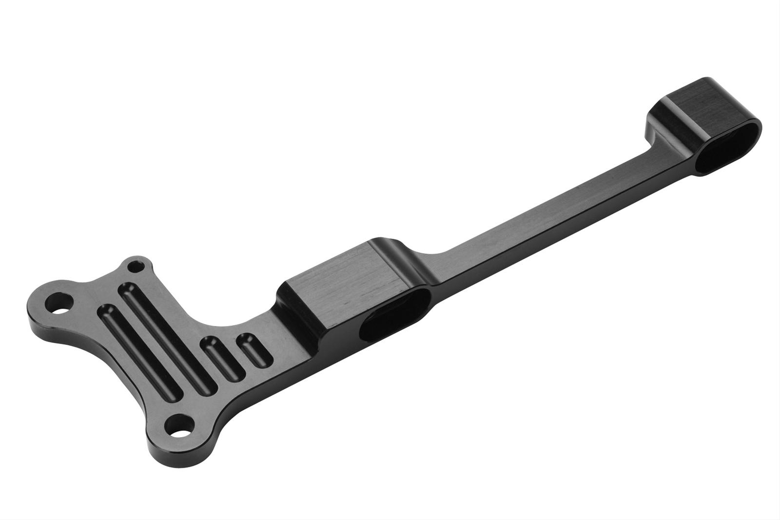 (image for) BRACKET EDELBROCK CARB BLACK BILLET ALUMINUM WITH BLACK SS SPRINGS